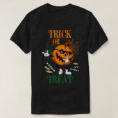 Trick oder Behandlung T-Shirt (Design vorne)