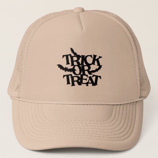 Trick oder Behandlung Truckerkappe (Vorderseite)