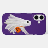 Trick oder Behandlung von Geist mit Kürbiskandy Ei Case-Mate iPhone Hülle (Rückseite (Horizontal))