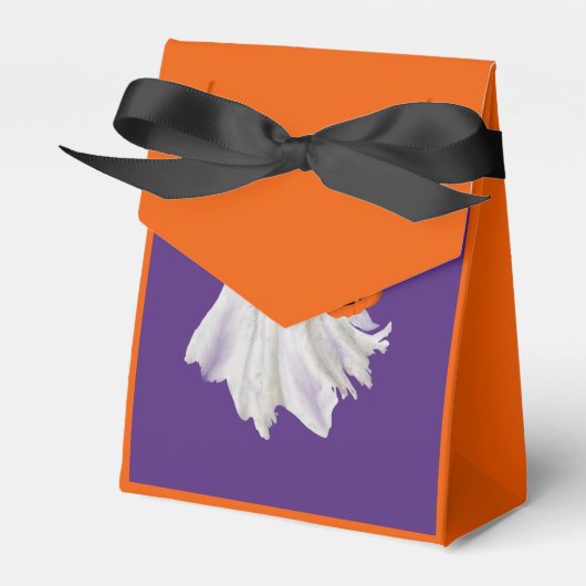 Trick oder Behandlung von Geist mit Kürbiskandy Ei Geschenkschachtel (Vorderseite)