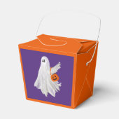 Trick oder Behandlung von Geist mit Kürbiskandy Ei Geschenkschachtel (Vorderseite)