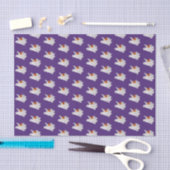 Trick oder Behandlung von Geist mit Kürbiskandy Ei Seidenpapier (Handwerk)
