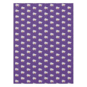 Trick oder Behandlung von Geist mit Kürbiskandy Ei Tischdecke (Vorderseite)