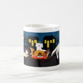 Trick oder Behandlung von Haustieren Kaffeetasse (Mittel)