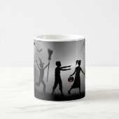 Trick oder Behandlung von Kindern Spooky Halloween Kaffeetasse (Mittel)