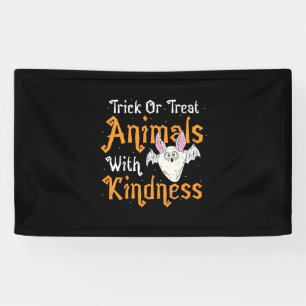 Trick oder Behandlung von Tieren mit Freundlichkei Banner