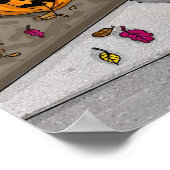 Trick oder Behandlung zu Halloween in den Vorstädt Poster (Ecke)