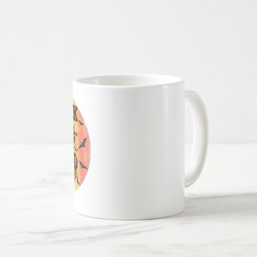 TRICK ODER BIER - HALLOWEE KAFFEETASSE (VorderseiteRechts)