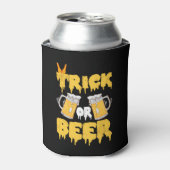 Trick oder Bier Halloween Can Cooler Dosenkühler (Kanne Vorderseite)