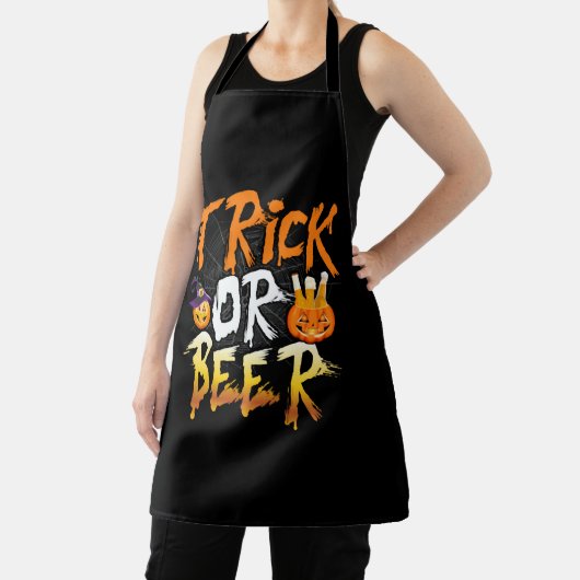 Trick oder Bier T Shirt Schürze (InSitu)