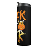 Trick oder Bier T Shirt Thermosbecher (Nach rechts gedreht)
