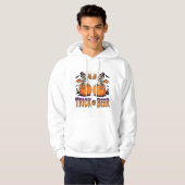 Trick oder Bierskelettdrachen auf Pumpkins Hoodie (Vorne ganz)
