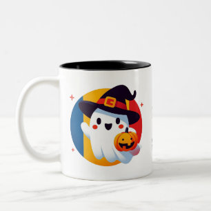 Trick oder ceva dulce ghost - Rumänische Diaspora Zweifarbige Tasse