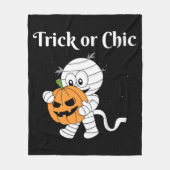 Trick oder Chic Fleecedecke (Vorderseite)