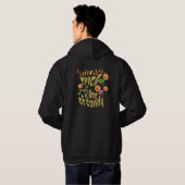 Trick oder Drink, glücklicher Halloween-Spooky Boo Hoodie (Schwarz voll)