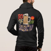 Trick oder Drink, glücklicher Halloween-Spooky Boo Hoodie (Rückseite)