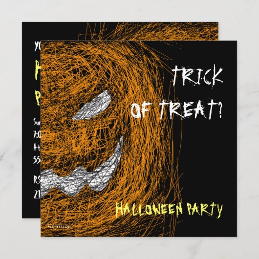 Trick-oder Einladung (Vorne/Hinten)