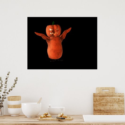 Trick oder Fisch! Poster (Küche)