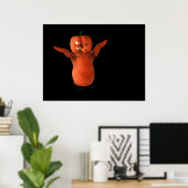 Trick oder Fisch! Poster (Heimbüro)