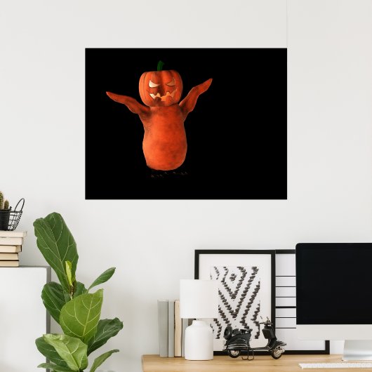 Trick oder Fisch! Poster (Heimbüro)