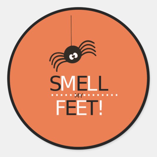 Trick oder Gate-Aufkleber Runder Aufkleber (Vorderseite)