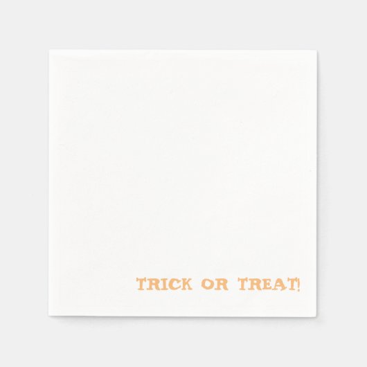Trick oder geil! Happy halloween Napkin Serviette (Vorderseite)