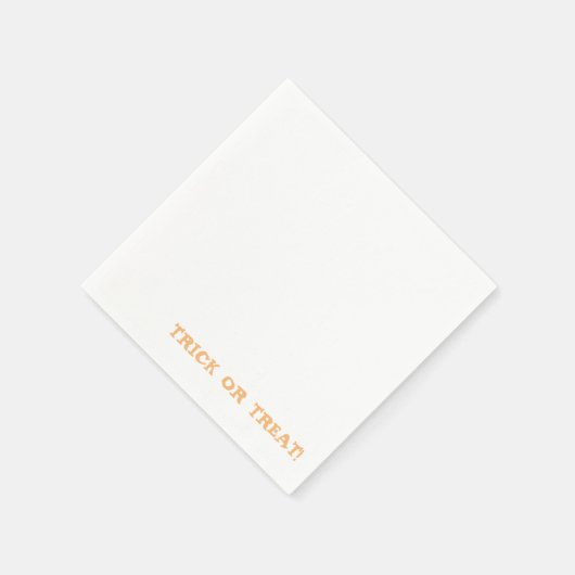 Trick oder geil! Happy halloween Napkin Serviette (Ecke)