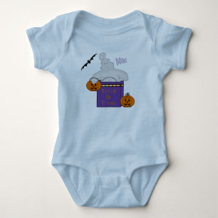 Trick oder Ghost in Bag Baby Bodysuit Strampler