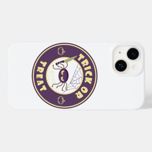 Trick oder gönnen halloween Starbucks Stil Case-Mate iPhone Hülle (Rückseite (Horizontal))