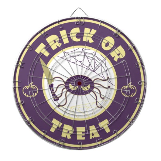 Trick oder gönnen halloween Starbucks Stil Dartscheibe (vorne)