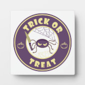 Trick oder gönnen halloween Starbucks Stil Fotoplatte (Vorderseite)