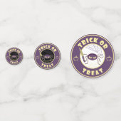 Trick oder gönnen halloween Starbucks Stil Konfetti (Vorderseiten)