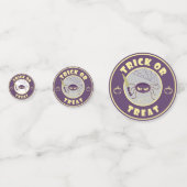 Trick oder gönnen halloween Starbucks Stil Konfetti (Rückseiten)