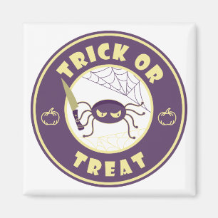 Trick oder gönnen halloween Starbucks Stil Magnet