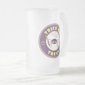 Trick oder gönnen halloween Starbucks Stil Mattglas Bierglas (VorderseiteRechts)