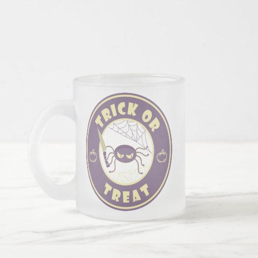 Trick oder gönnen halloween Starbucks Stil Mattglastasse (Links)