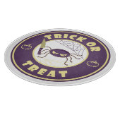 Trick oder gönnen halloween Starbucks Stil Schneidebrett (Ecke)