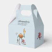 Trick oder gönnen Kürbis mit Freunden Geschenkschachtel (Rückseite)