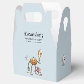 Trick oder gönnen Kürbis mit Freunden Geschenkschachtel (Geöffnet)