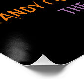 Trick oder gönnen Sie sich einen lustigen, lustige Poster (Ecke)