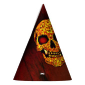 Trick oder gönnte Halloween-Schädel Partyhütchen (Links)