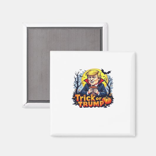 Trick oder Halloween Classic Magnet (Vorderseite/Rückseite)