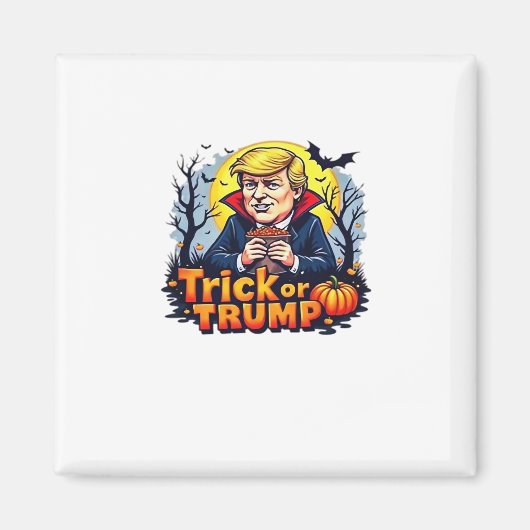 Trick oder Halloween Classic Magnet (Vorne)