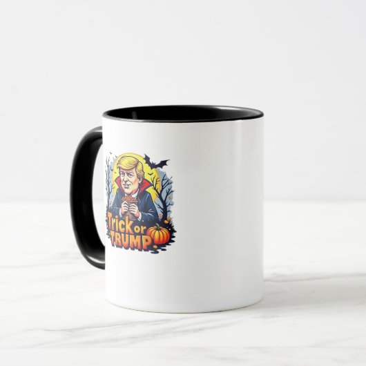 Trick oder Halloween Classic Tasse (Vorderseite Links)