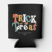 Trick oder Halloween-Party behandeln Dosenkühler (Vorderseite)
