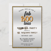 Trick oder Halloween-Party behandeln Einladung (Rückseite)