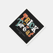 Trick oder Halloween-Party behandeln Serviette (Ecke)