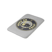 Trick oder Leckerbissen Halloween grimmigem Sensen Badematte (Schrägansicht)