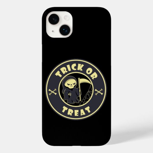 Trick oder Leckerbissen Halloween grimmigem Sensen Case-Mate iPhone Hülle (Rückseite)