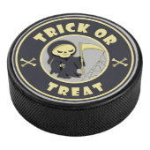 Trick oder Leckerbissen Halloween grimmigem Sensen Eishockey Puck (3/4)